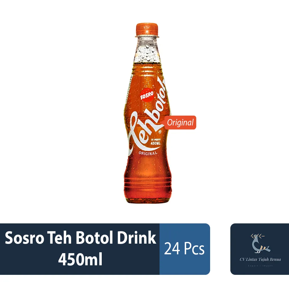 Sosro Teh Botol Drink 450ml Food And Beverages CV Lintas Tujuh Benua