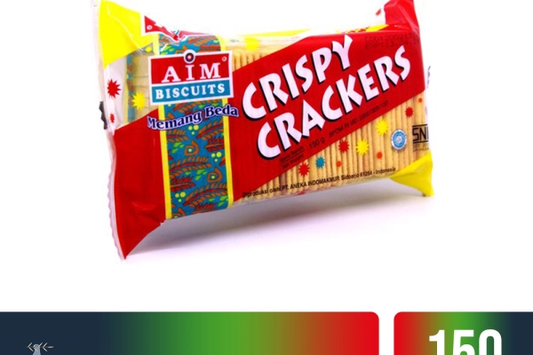 Food and Beverages AIM Crispy Crackers 150gr 1 aim_crispy_crackers_150gr