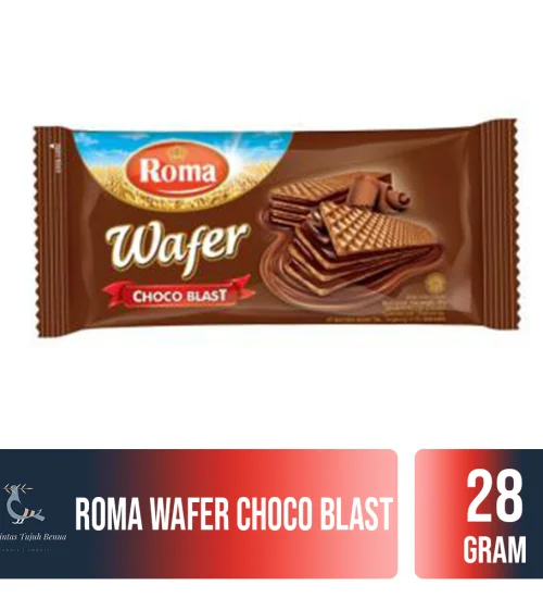 Food and Beverages Roma Wafer Choco Blast 28gr 1 roma_wafer_choco_blast_28gr