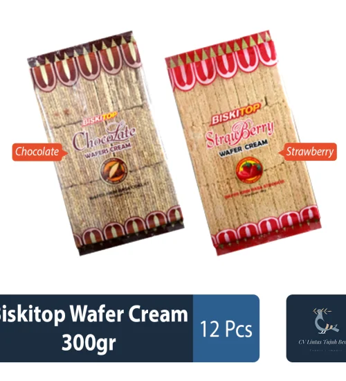 Food and Beverages Biskitop Wafer Cream 300gr 1 ~item/2022/3/18/biskitop_wafer_cream_300gr