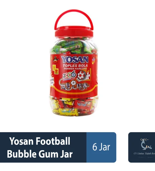 Confectionary Yosan Football Bubble Gum Jar 1 ~item/2022/4/29/yosan_football_bubble_gum_jar