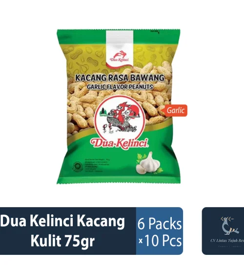 Food and Beverages Dua Kelinci Peanuts 75gr 1 ~item/2023/1/19/dua_kelinci_kacang_kulit_75gr_garlic