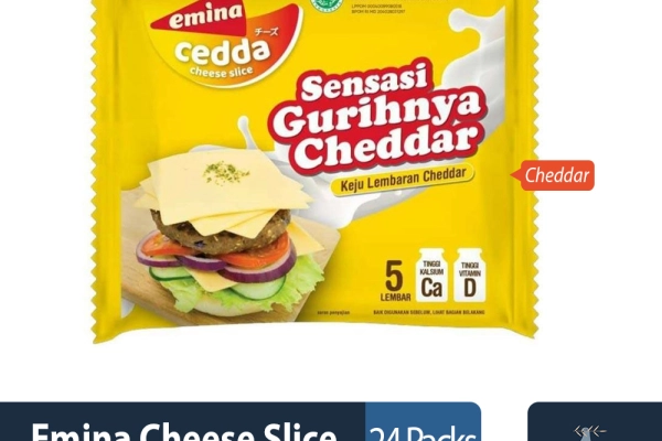 Food and Beverages Emina Cheese Slice 15gr 1 ~item/2023/7/18/emina_cheese_slice_15gr