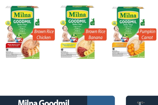 Food and Beverages Milna Goodmil Porridge Baby 6+ 120gr 1 ~item/2023/7/31/milna_goodmil_porridge_baby_6_120gr