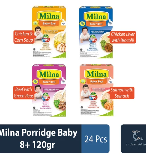 Food and Beverages Milna Porridge Baby 8+ 120gr 1 ~item/2023/7/31/milna_porridge_baby_8_120gr