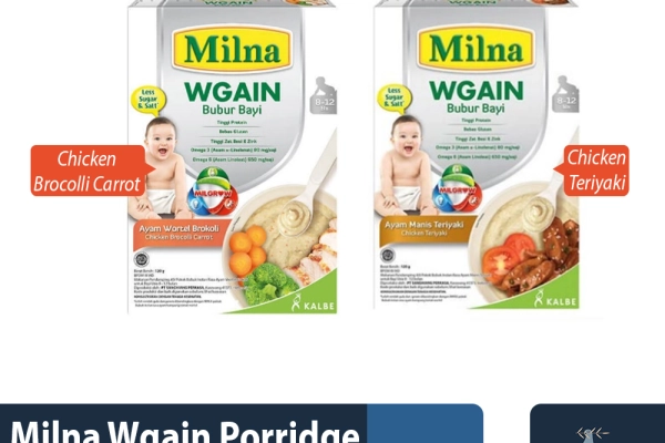 Food and Beverages Milna Wgain Porridge Baby 8+ 120gr 1 ~item/2023/7/31/milna_wgain_porridge_baby_8_120gr